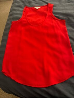 J. Crew Mercantile Women’s Red Sleeveless Scoop Neck Tank, Size XXS